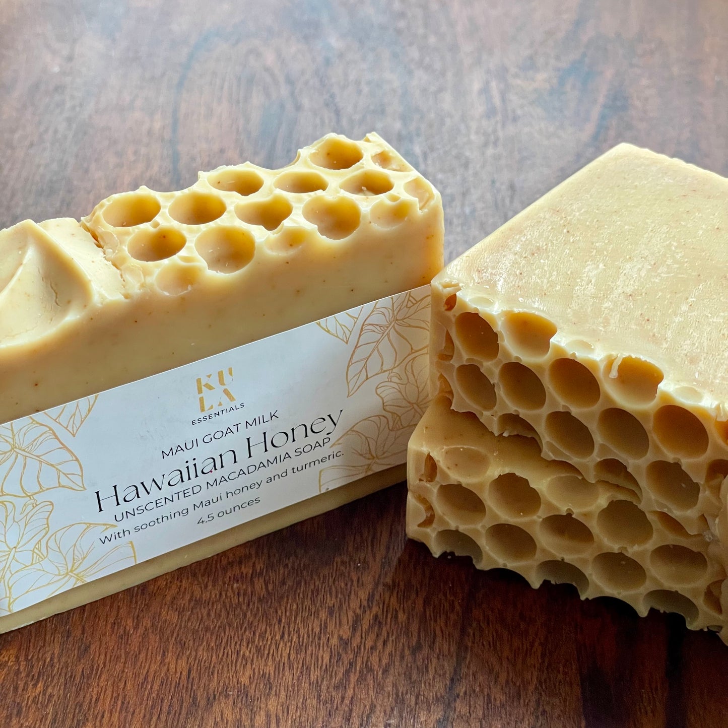 Maui Goat Milk Macadamia Soap - Hawaiian Honey (Unscented)