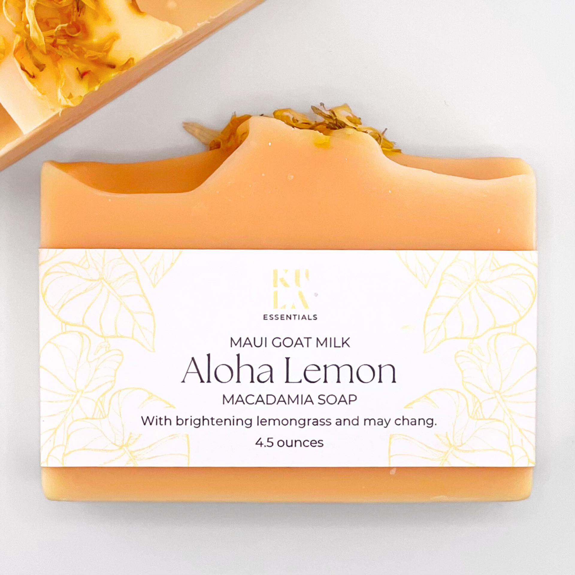 Macadamia Goat Milk Soap - Aloha Lemon, Made on Maui – Kula Essentials