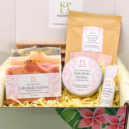 Deluxe Bath Gift Set - Haleakala Sunrise