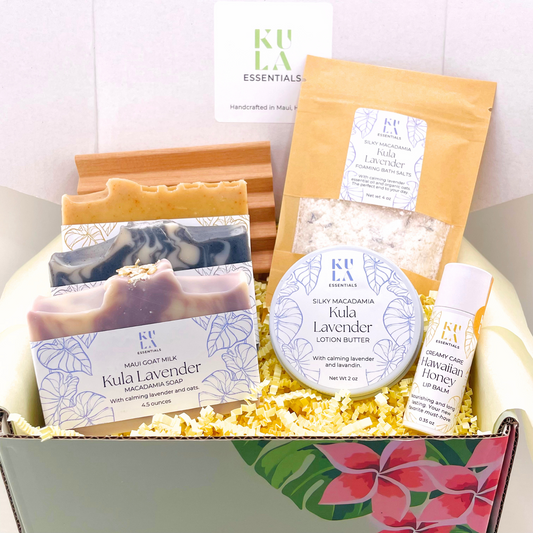 Deluxe Bath Gift Set - Kula Lavender