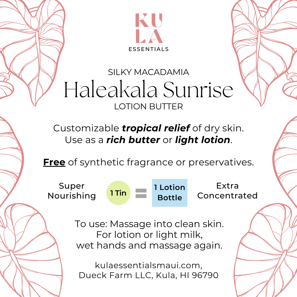 Silky Macadamia Lotion Butter